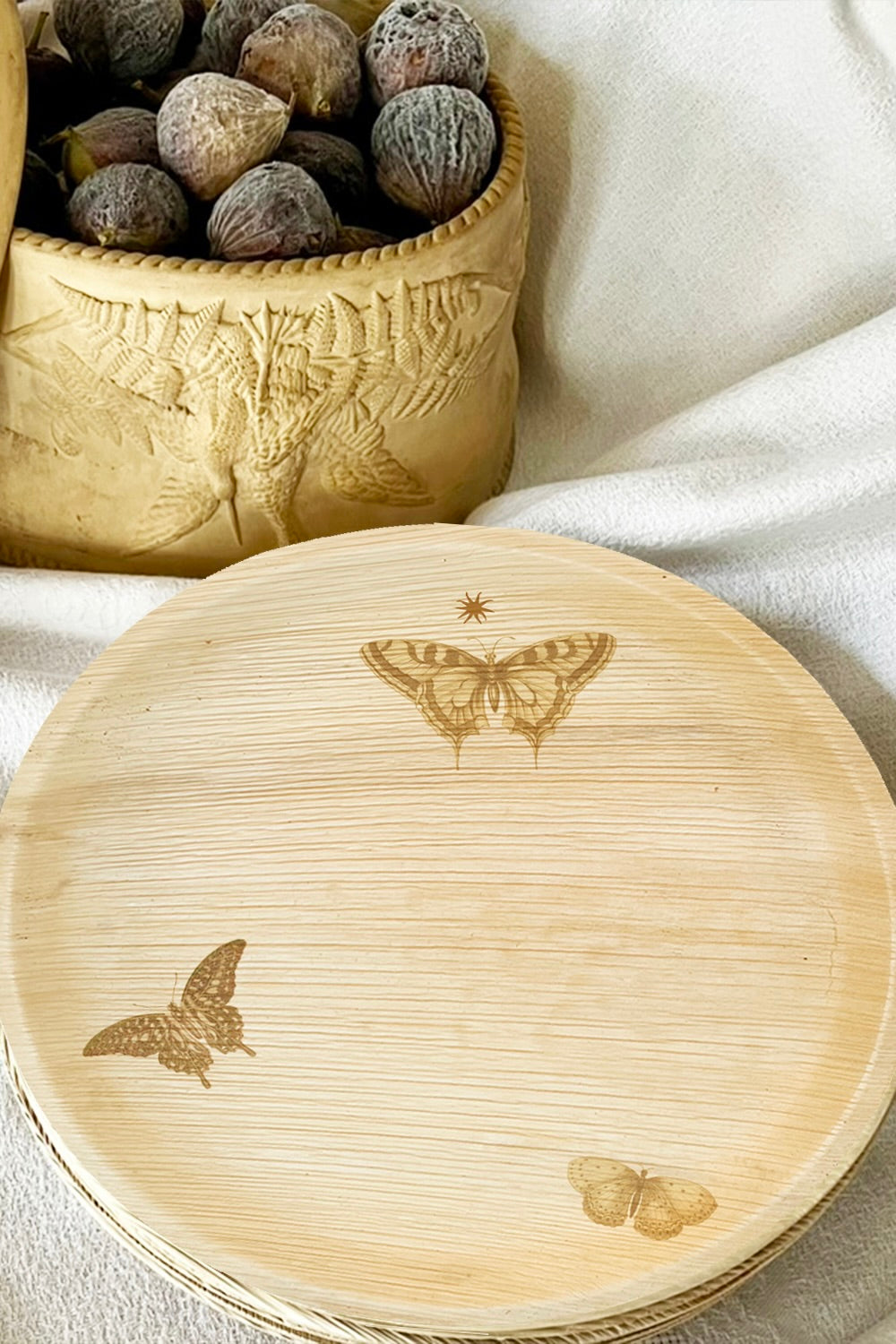 All Season Plates - Butterfly Wreath