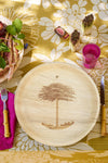 maaterra compostable palm leaf plate - shade tree