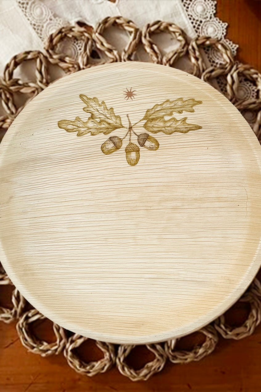 All Season Plates - Acorns