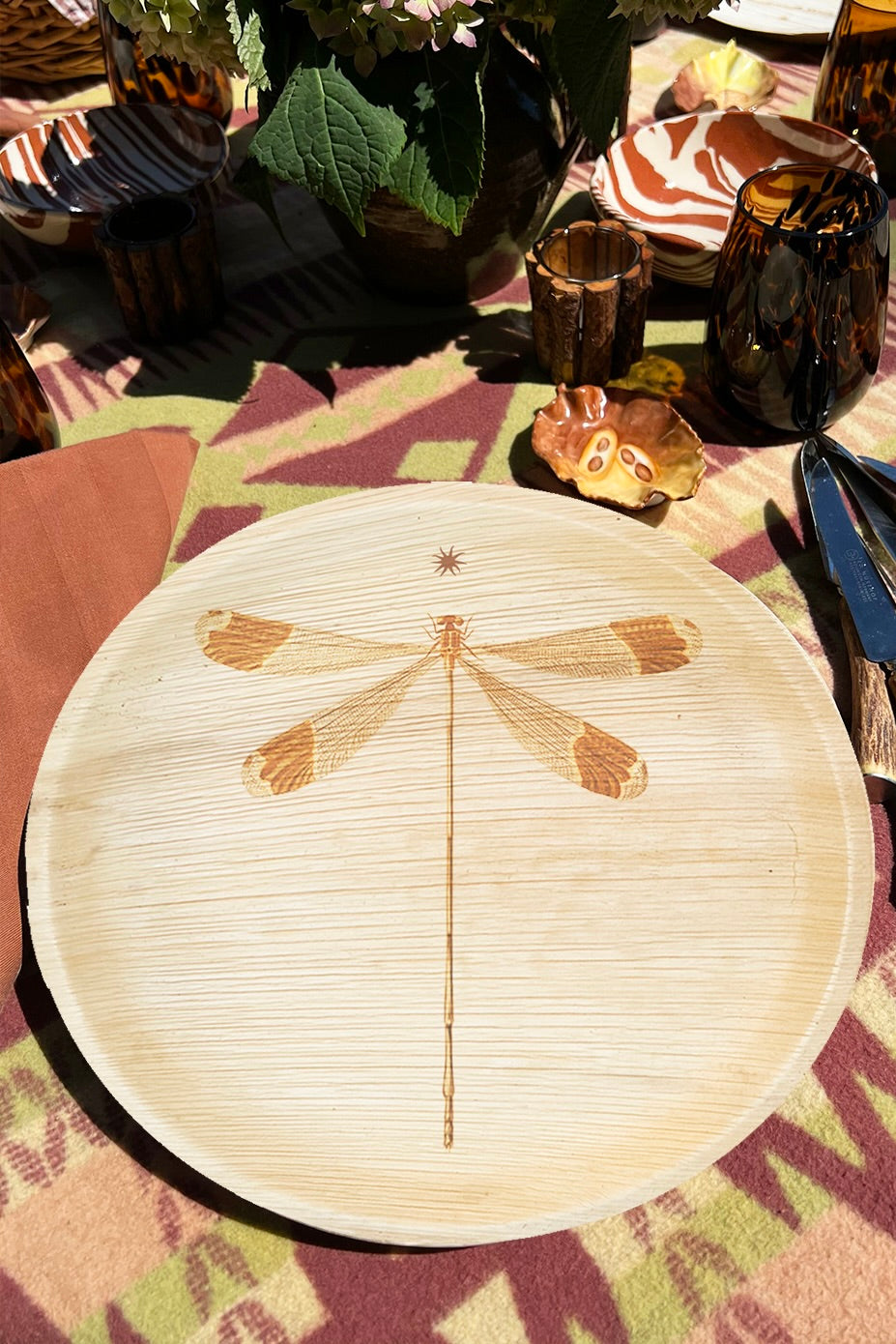 Summer Seasonal Plates - Dragonfly