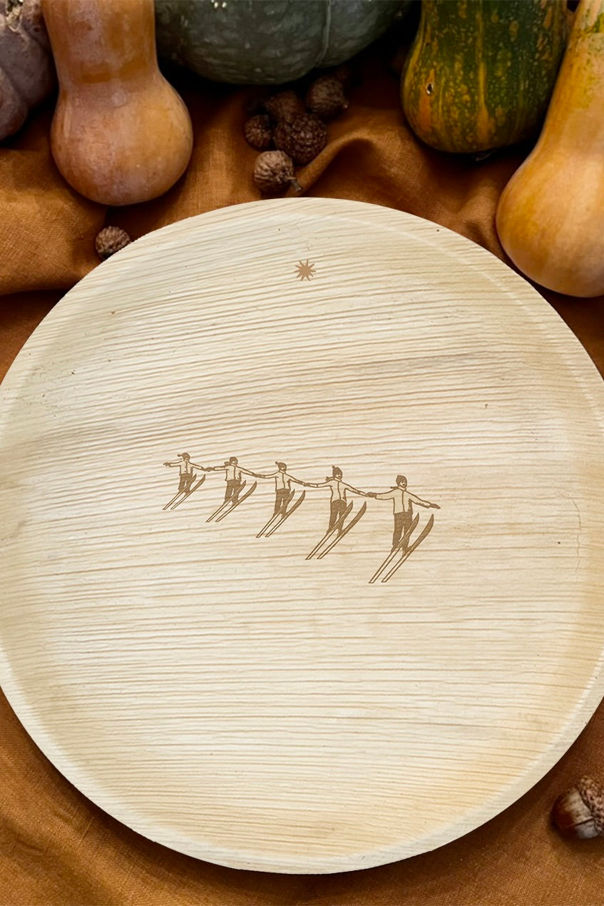 Winter Seasonal Plates - High Five