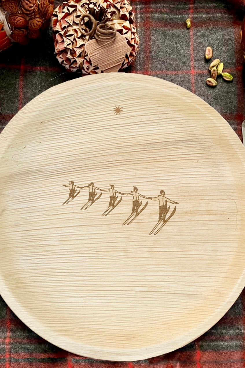 Winter Seasonal Plates - High Five
