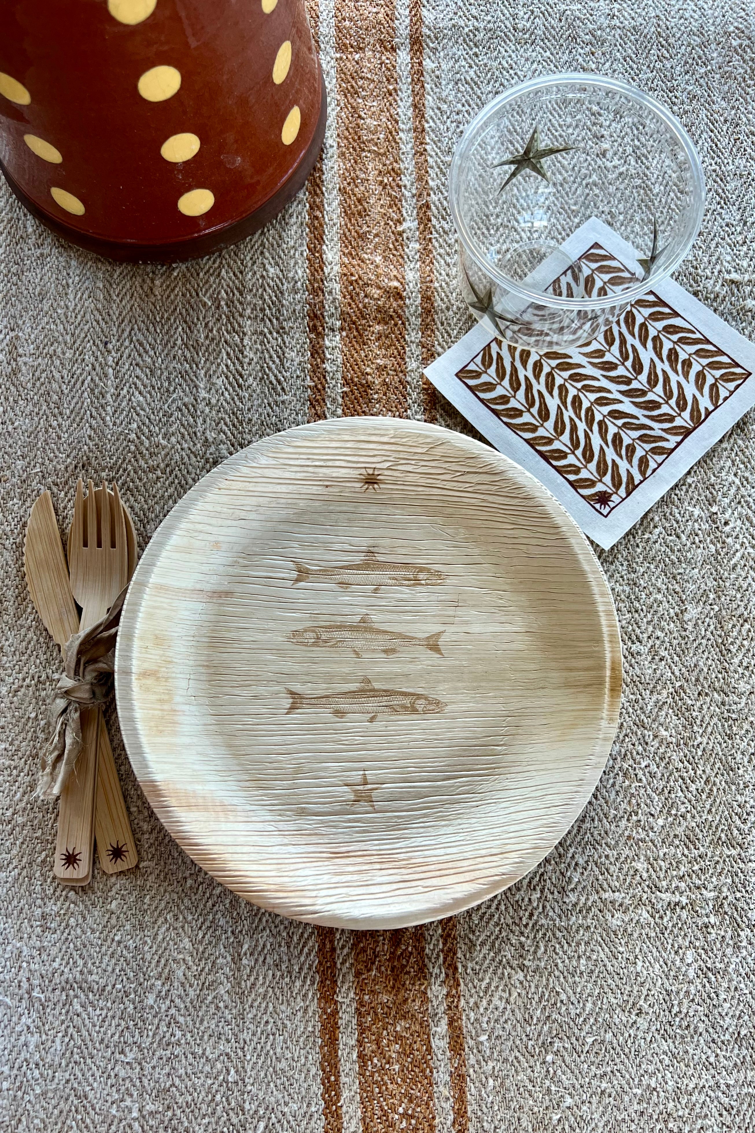 All Season Plates - Stacked Fish