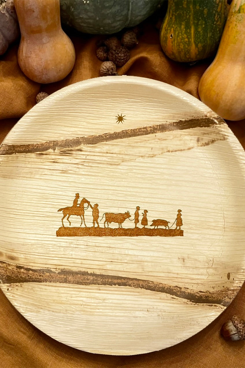 Winter Seasonal Plates - Silhouette