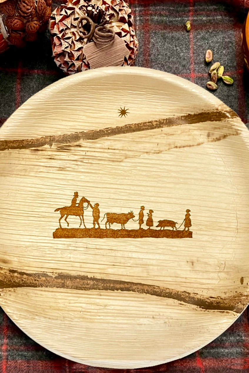Winter Seasonal Plates - Silhouette