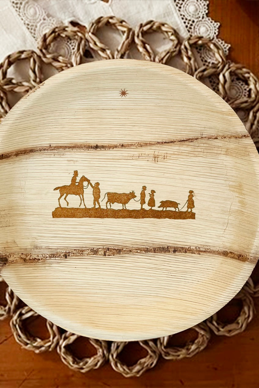 Winter Seasonal Plates - Silhouette