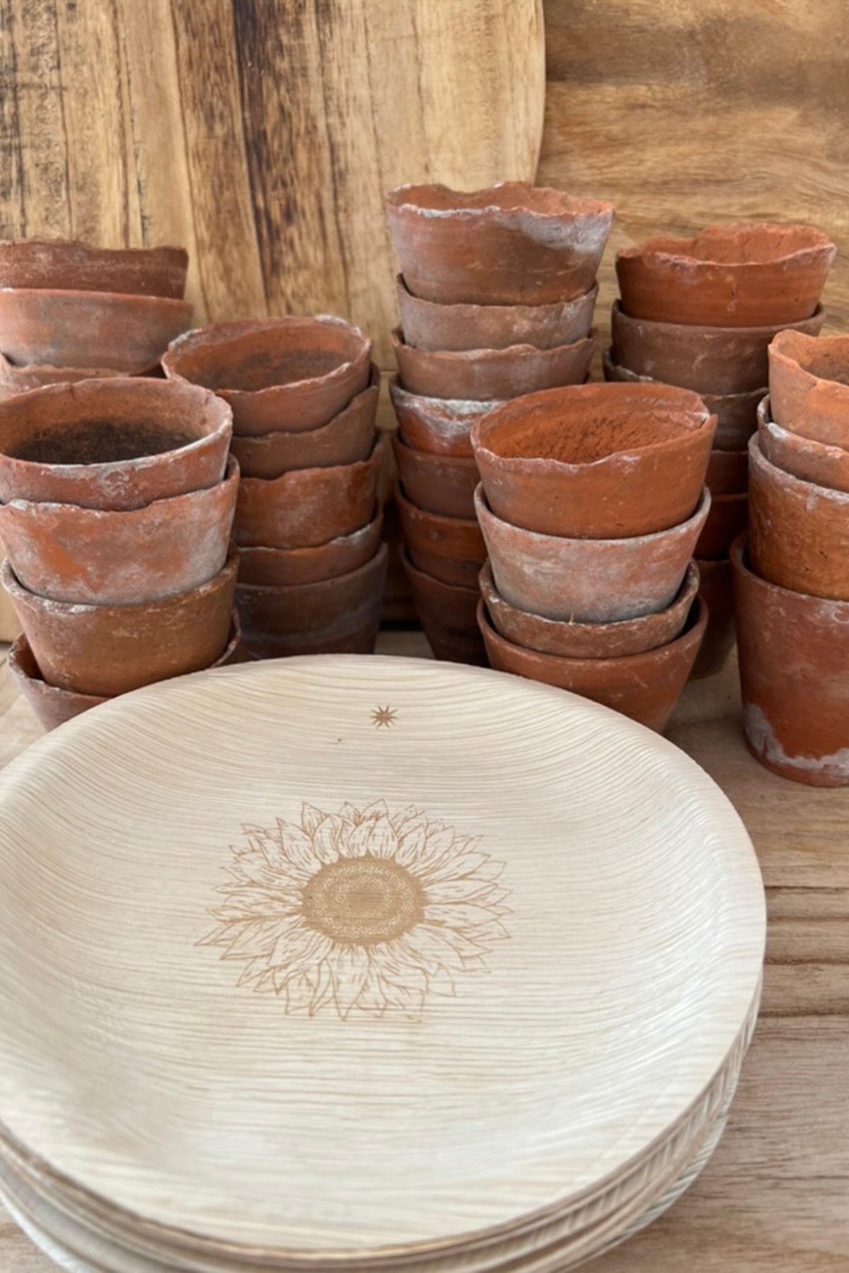 Summer Seasonal Plates - Sunflower