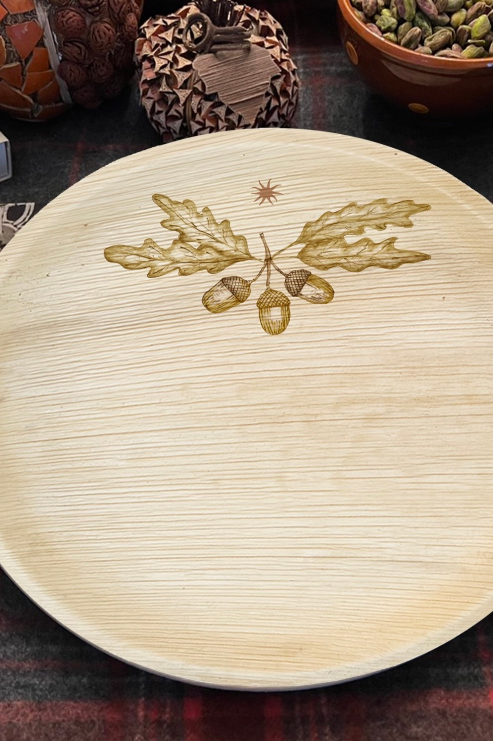 All Season Plates - Acorns