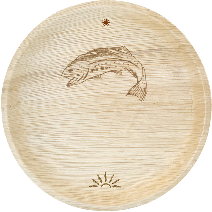 maaterra summer plates | Trout | 8 & 24 Plates Per Pack