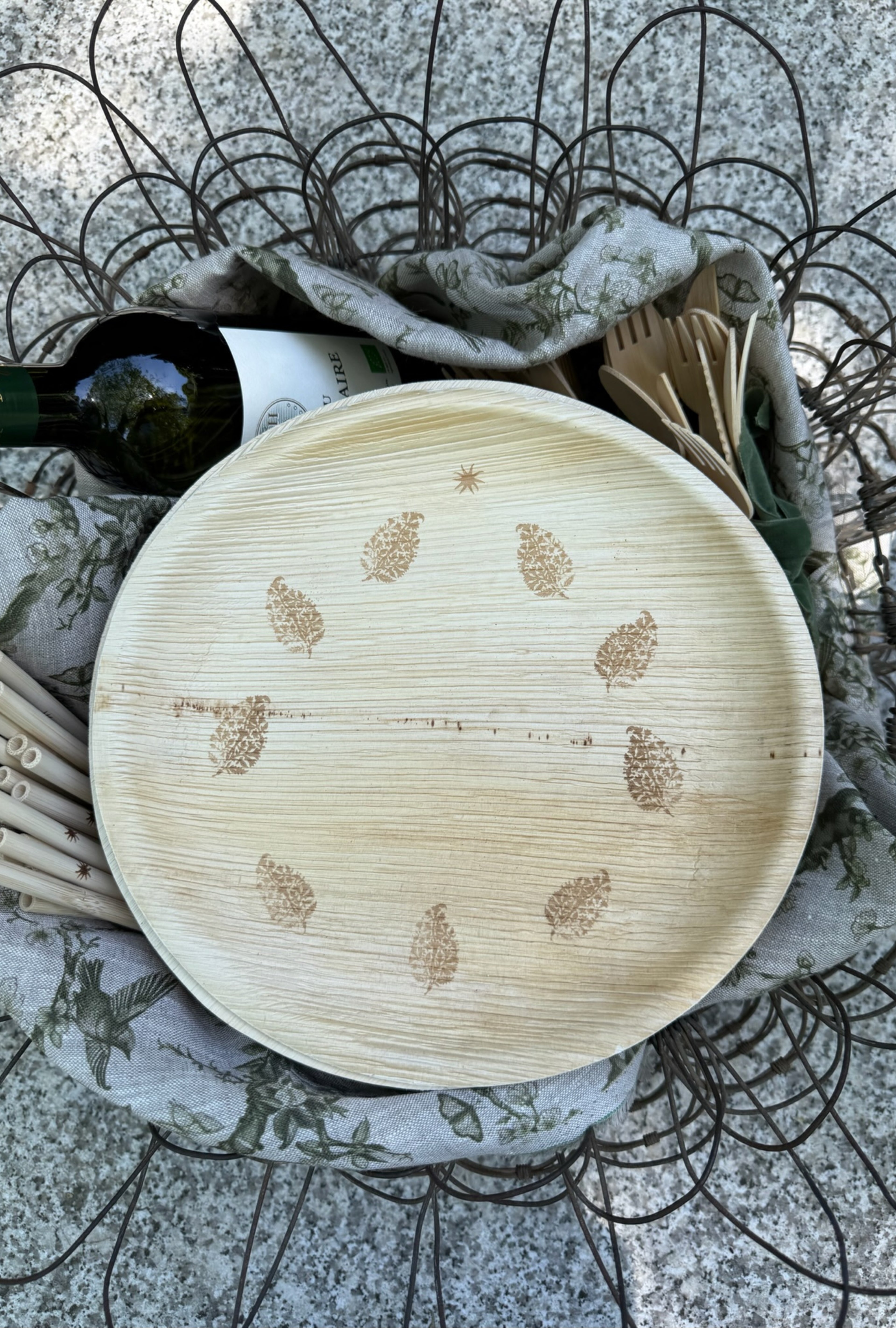Block Print Wreath