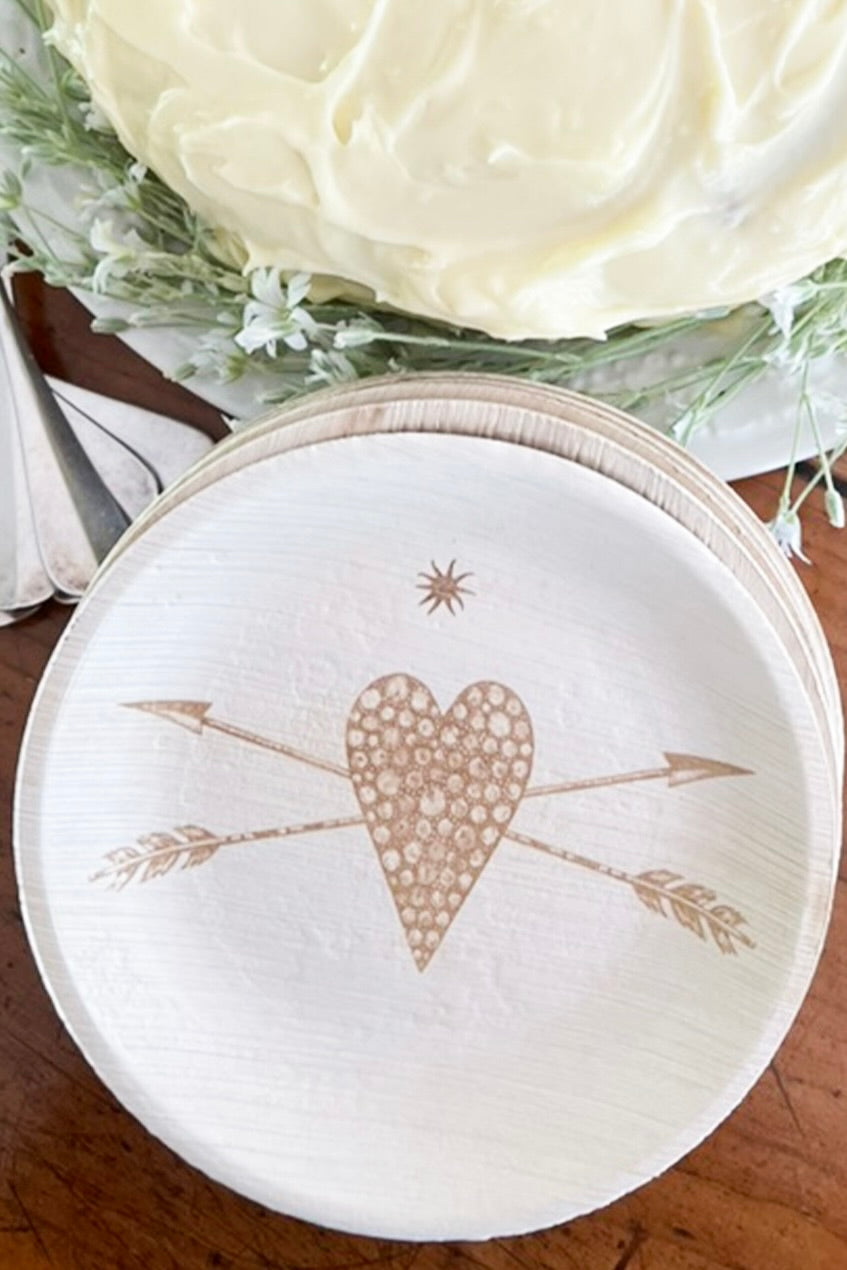 All Season Plates - Stone Heart
