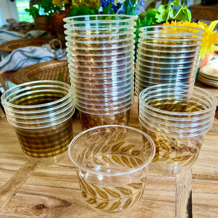 maaterra cups | Honey Leaves | 8 & 24 Cups Per Pack