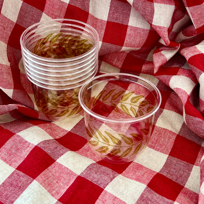 maaterra cups | Honey Leaves | 8 & 24 Cups Per Pack