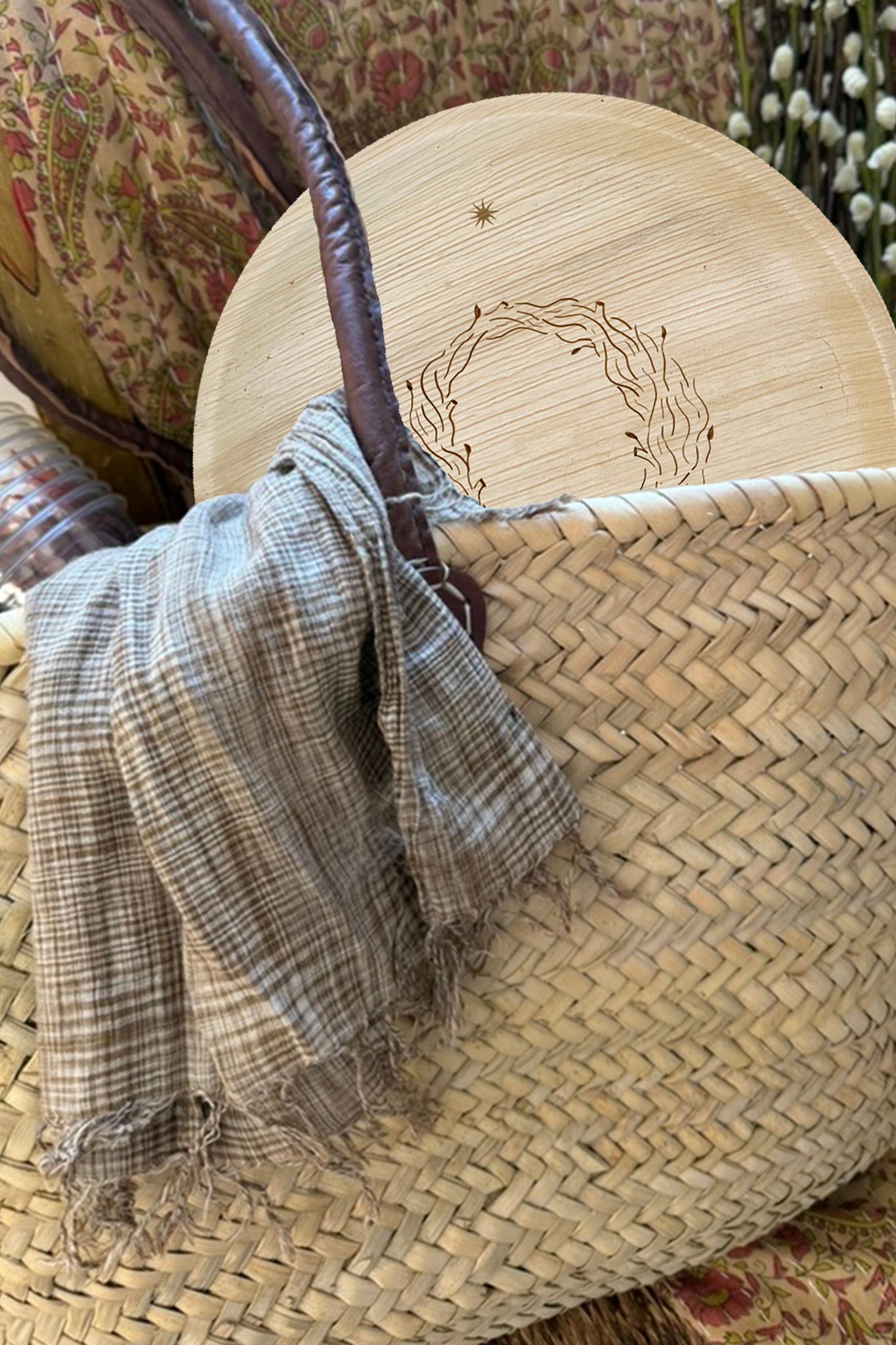 All Season Plates - Rustic Wreath