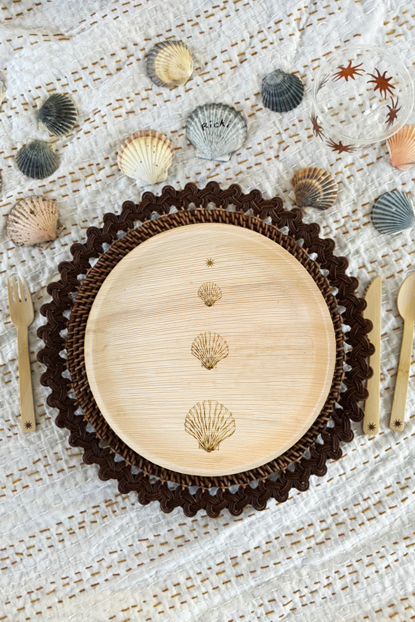 Summer Seasonal Plates - Stacked Scallops