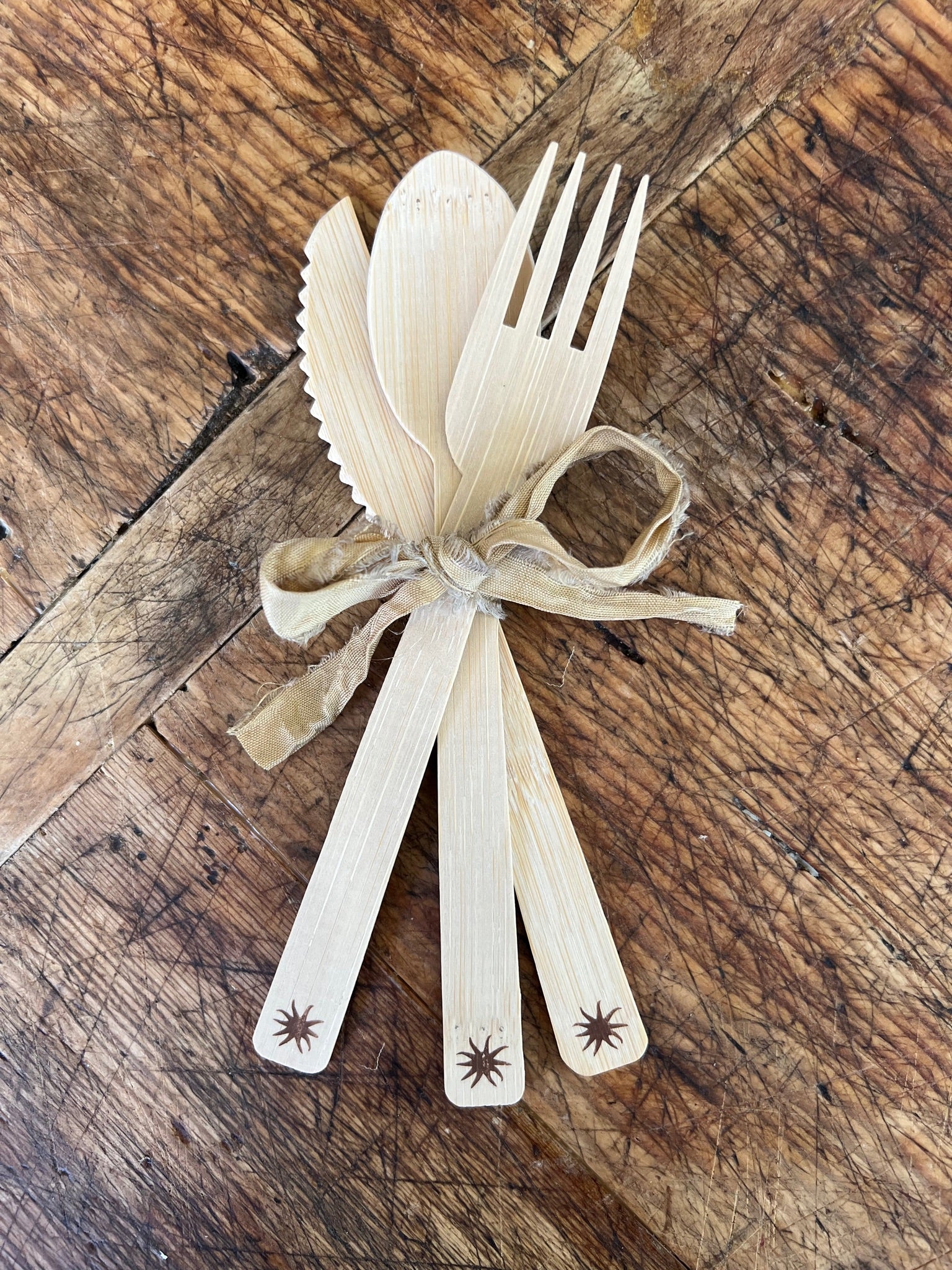 maaterra compostable bamboo utensils