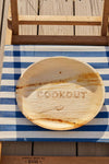 maaterra compostable palm leaf plate - cookout