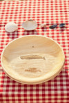 maaterra compostable palm leaf plate - whale tale