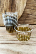 Cups - Moss Gingham