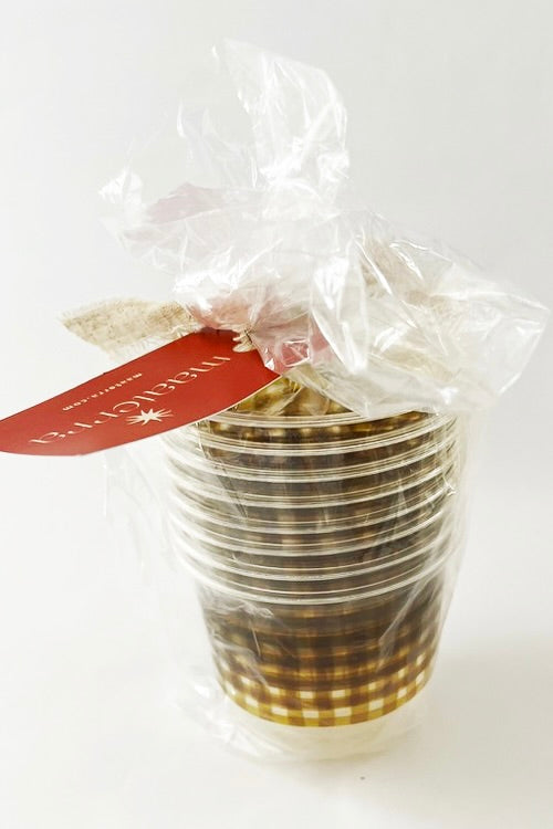 Cups - Moss Gingham