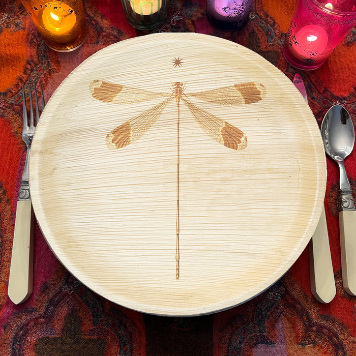 maaterra summer plates | Dragonfly | 8 & 24 Plates Per Pack