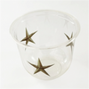 maaterra compostable cup tilted with treasured star design on a white background