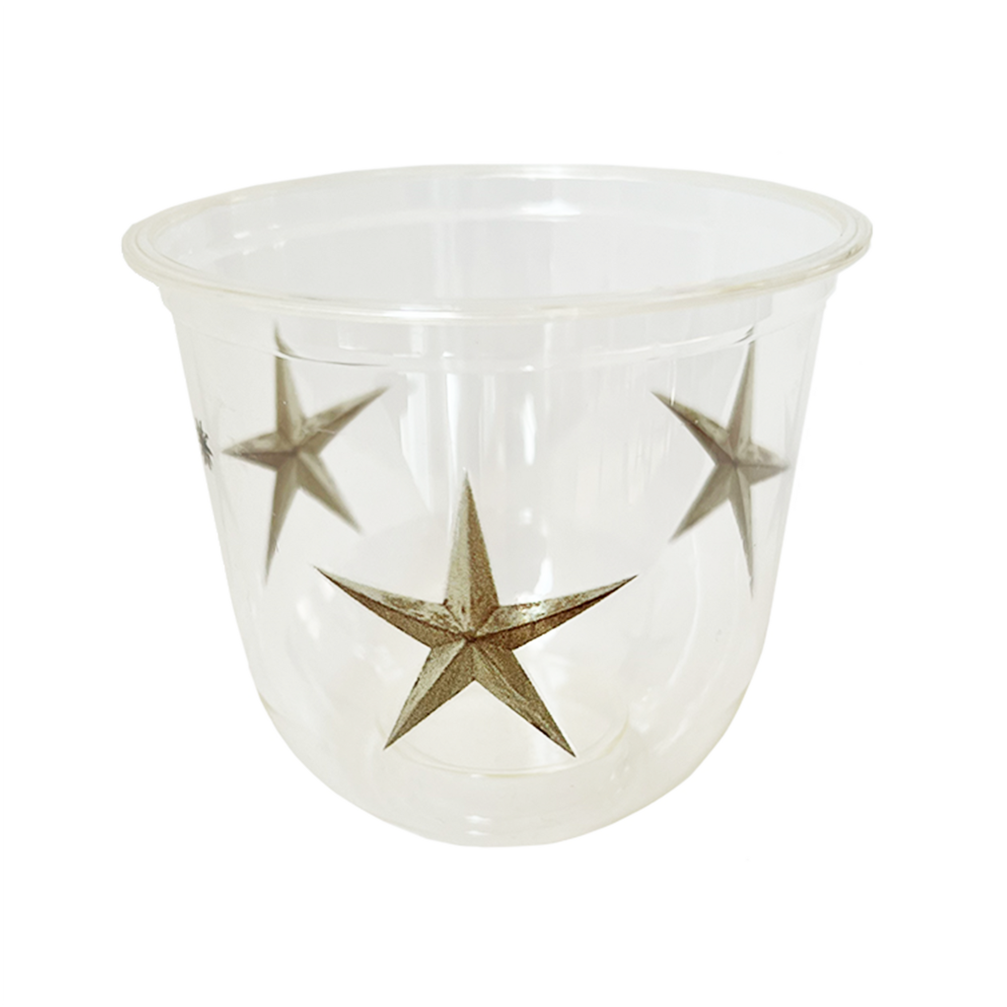 maaterra compostable cup with treasured star design on a white background