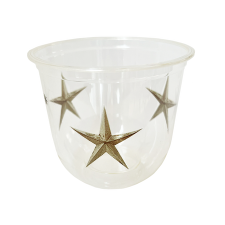 maaterra compostable cup with treasured star design on a white background