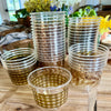 maaterra compostable cups with moss gingham design with other maaterra cup designs