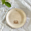 maaterra compostable palm leaf plate with crab design