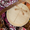 maaterra compostable plate with dragonfly design in a picnic basket